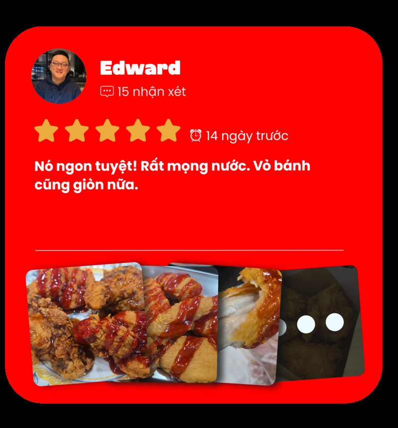 Customer review from Edward